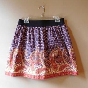 V.A.C. Jeans Paisley Mini Skirt